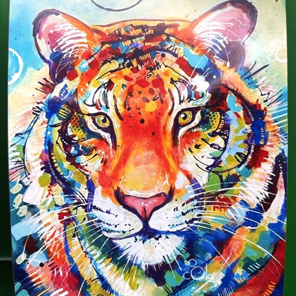 Cat Kitten Theme Kitchen Refrigerator Magnets Handmade Lot of 7 Feline Tiger - Picture 8 of 9